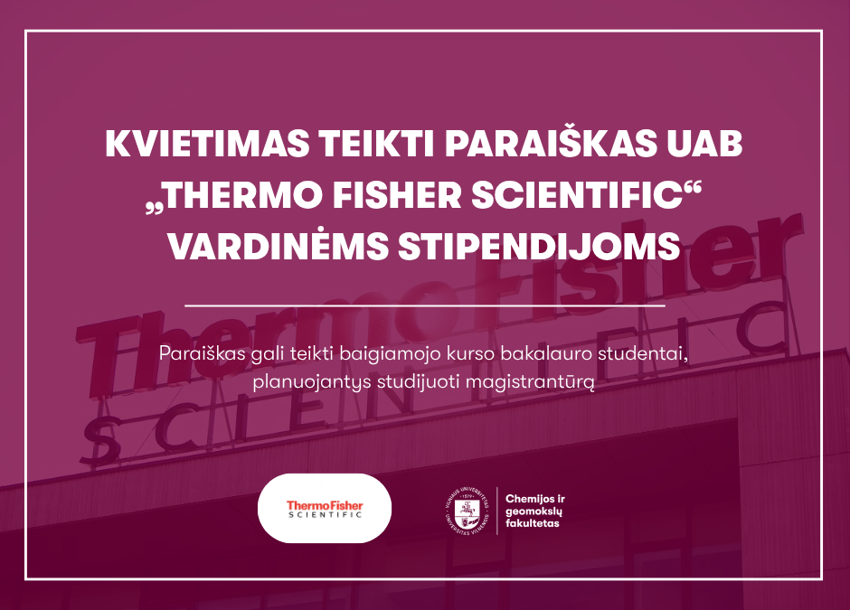 busimi ma 2026 thermo fisher stipendijos