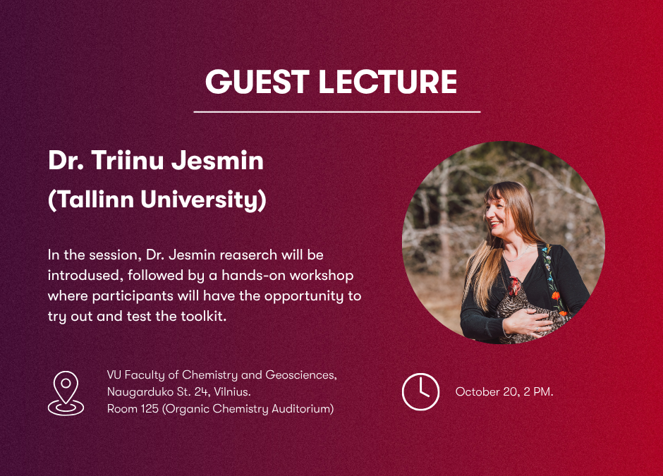 dr. triinu jesmin from tallinn university will visit