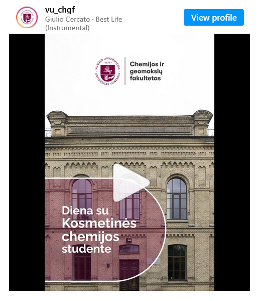 kosmetines chemijos atsiliepimai chemijos ir geomokslu fakultetas