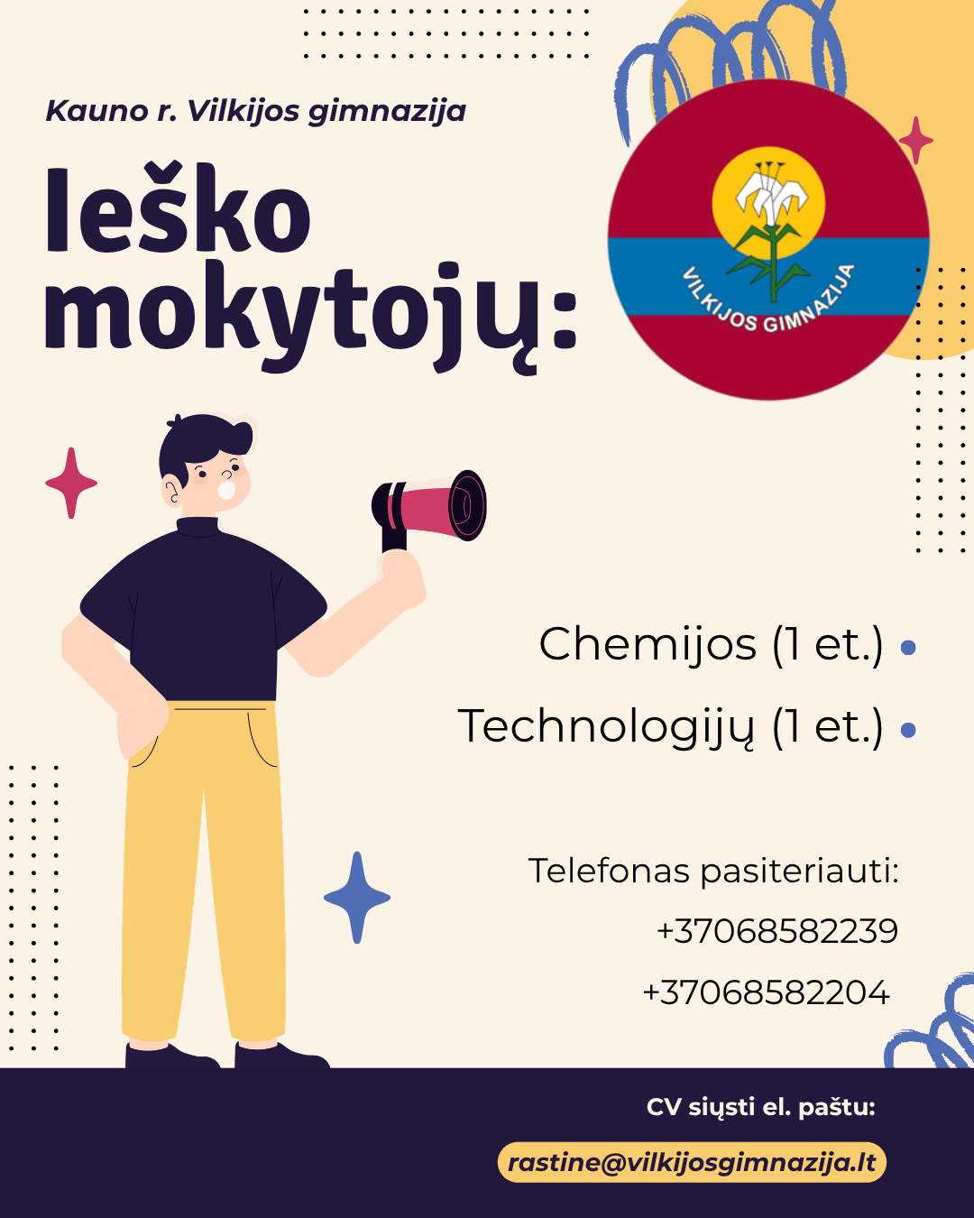 maketas darbo skelbimas 2026